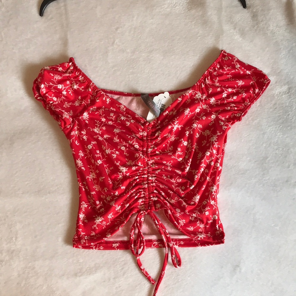 Floral Crop-Top